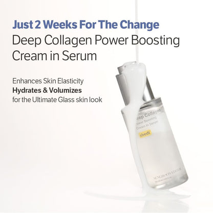 Deep Collagen Power Boosting Cream In Serum